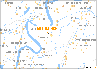 map of Goth Chāran