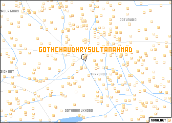 map of Goth Chaudhry Sultan Ahmad
