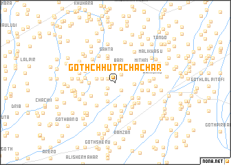 map of Goth Chhuta Chāchar