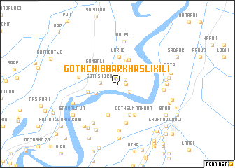 map of Goth Chibbar Khaslikilī