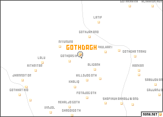 map of Goth Dāgh