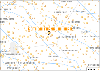 map of Goth Daitha Maluk Khān