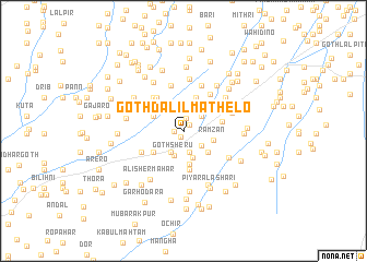 map of Goth Dalīl Māthelo