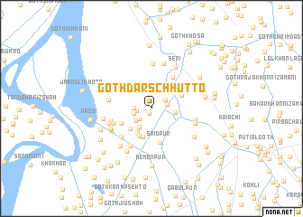 map of Goth Dars Chhutto