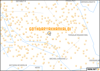 map of Goth Darya Khān Kaloi