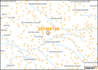 map of Goth Detha