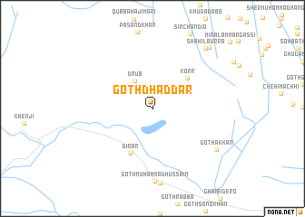 map of Goth Dhaddar