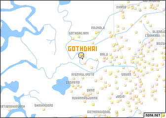 map of Goth Dhāi