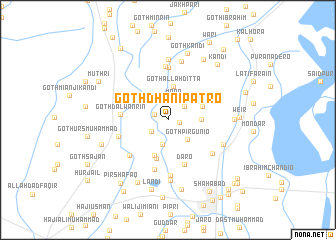 map of Goth Dhani Patro