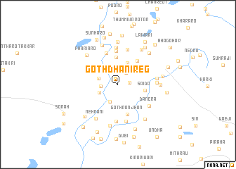 map of Goth Dhani Reg