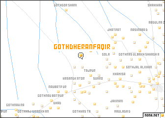 map of Goth Dheran Faqīr