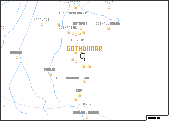 map of Goth Diīnār