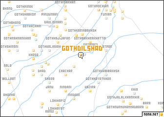 map of Goth Dilshād