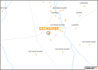 map of Goth Dīnār