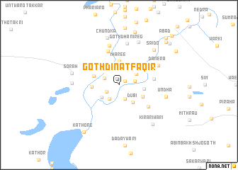 map of Goth Dinat Faqīr