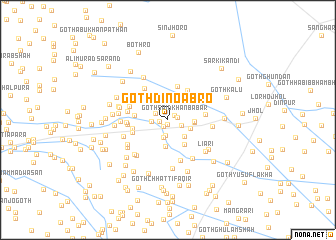 map of Goth Dīno Abro