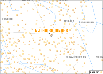map of Goth Dīran Mehar