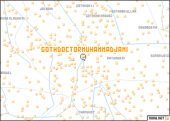 map of Goth Doctor Muhammad Jamī