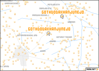 map of Goth Doda Khān Junejo