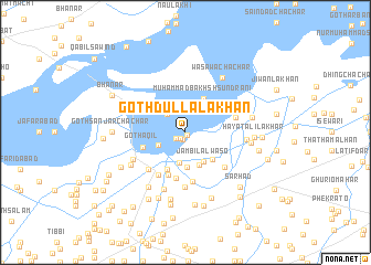 map of Goth Dulla Lakhan