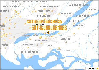 map of Goth Dur Muhammad