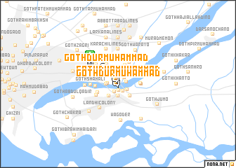 map of Goth Dur Muhammad