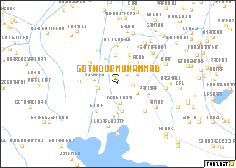 map of Goth Dur Muhammad