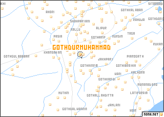 map of Goth Dur Muhammad