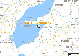 map of Goth Dur Muhammad