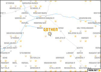 map of Göthen