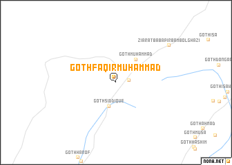 map of Goth Faqīr Muhammad