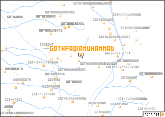 map of Goth Faqīr Muhammad