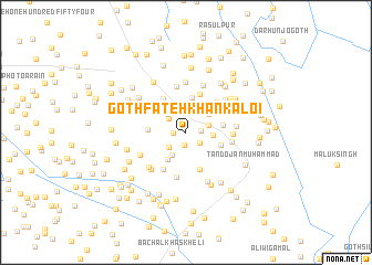 map of Goth Fateh Khān Kaloi