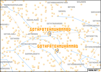 map of Goth Fateh Muhammad