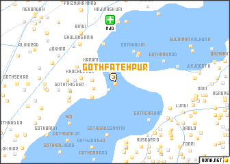 map of Goth Fatehpur