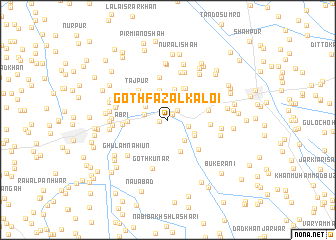 map of Goth Fazal Kaloi