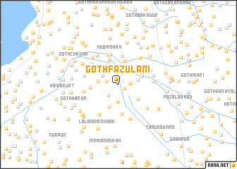 map of Goth Fazulāni