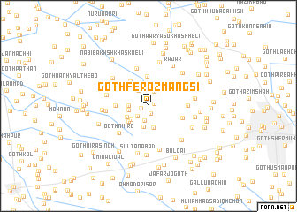 map of Goth Feroz Mangsi