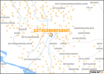 map of Goth Gabhar Dāhri