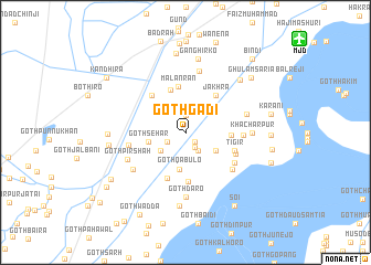 map of Goth Gādi