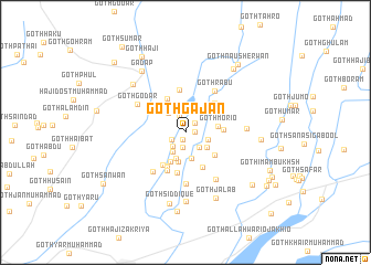 map of Goth Gājan