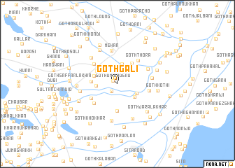 map of Goth Gāli