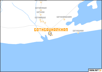 map of Goth Gauhar Khān