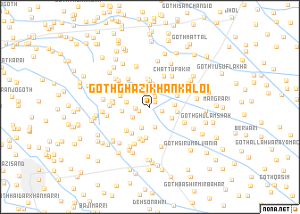 map of Goth Ghāzi Khān Kaloi