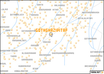 map of Goth Ghāzi Pitāf