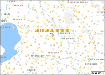 map of Goth Ghulām Marri