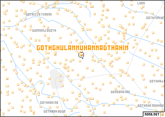 map of Goth Ghulām Muhammad Thāhim