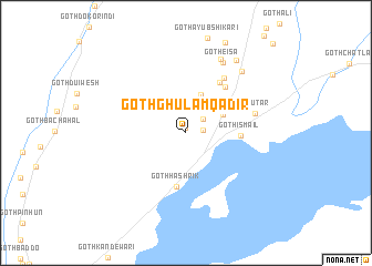 map of Goth Ghulam Qādir