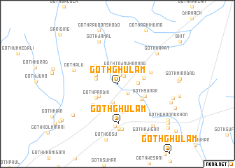 map of Goth Ghulām