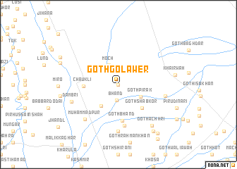 map of Goth Golawer